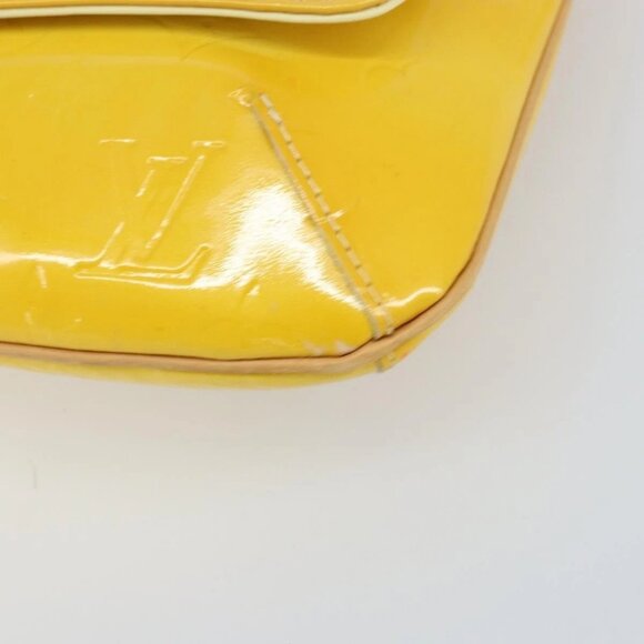 LOUIS VUITTON Monogram Vernis Thompson Street Bag Lime Yellow M91071 Auth gh1370 - Picture 2 of 16